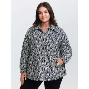 【Pocket Approved 】BLOOMCHIC Floral Colored Lining Quilted Jacket 2026 Summer Vibes