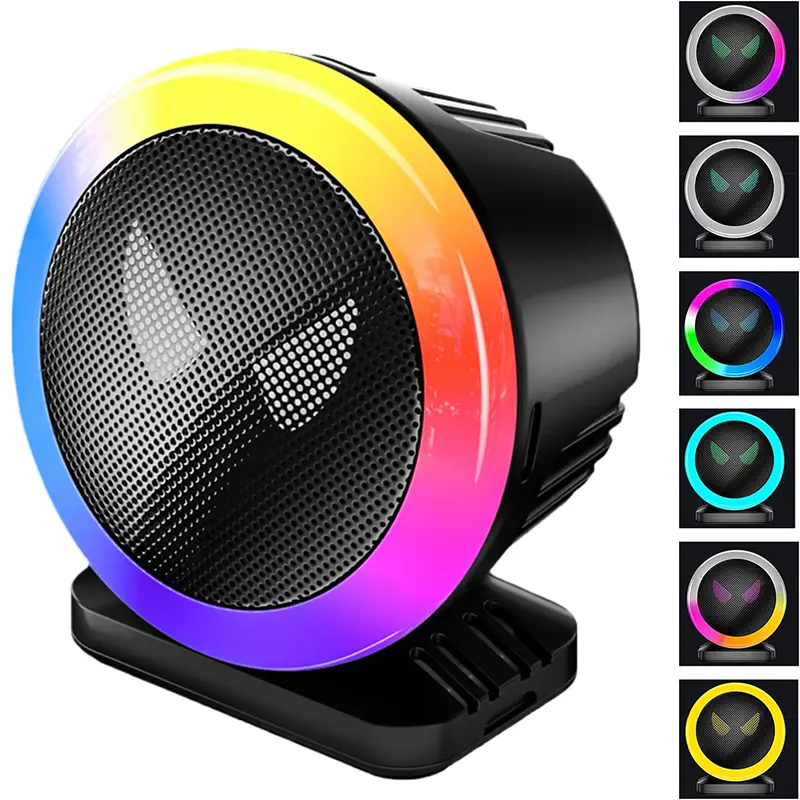 RGB Music Sync USB LED Light Bar - Sound-Activated Ambient Lighting with Aroma Pad, Multifunctional Portable Speaker, LED Effects, for Car Dashboards, Desk Shelves, with Customizable Patterns