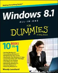 USED-Windows 8.1 All-in-One For Dummies by Woody Leonhard (Paperback)