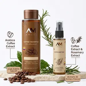 KIT SHAMPOO y TONICO CON EXTRACTO DE CAFÉ