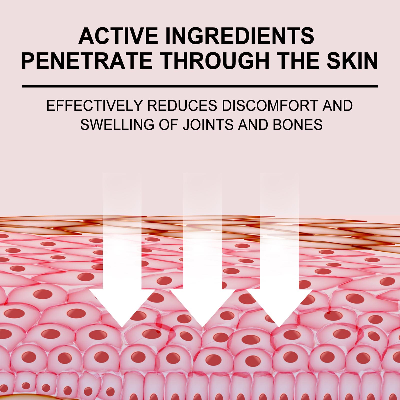 Joint and Muscle Pain Relief Cream Fast Soothing Herbal Formula for Knee Lumbar Back Shoulder and Neck Long Lasting Daily Body Care Massage 50g