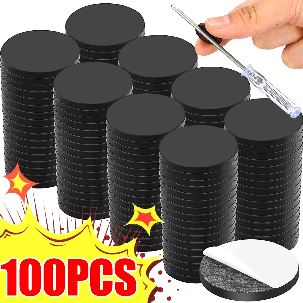 Rounded Magnet Suitable Strip with Adhesive Rubber Magnets Strong Adhesive Backed Self-adhesive Soft Magnetic Sheet Home Storage