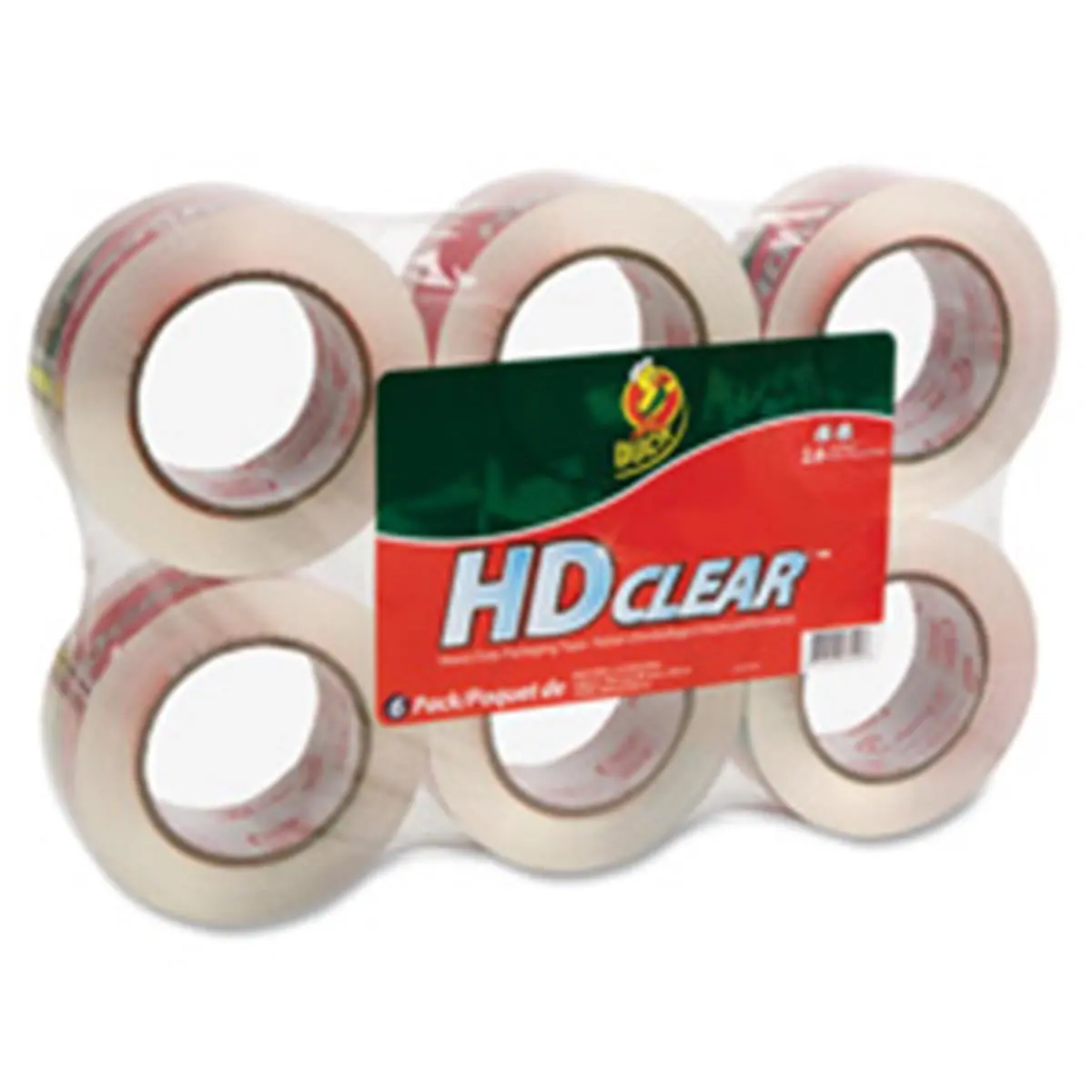 212 MAIN Heavy-Duty HD Packing Tape, 1.88 in. x 54.6yds, 2.6 mil thick, Acrylic Adhesive, 8-PK, Clear, Box Sealing, UV Resistant, Label Protection