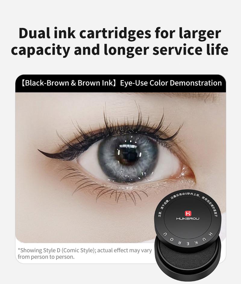 [Valentine Exclusive] Lower Eyelash Stamp 11-Piece Makeup Set – Glue-Free Long-Lasting Smudge-Proof, Water-Proof Ink, Eyeliner-Like Finish, Compact Design, Easy Application for Natural Look, Beginner Essential Cosmetics