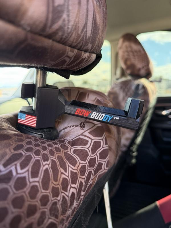 Twist-On 3.0 Bow Buddy Universal Bow Hanger for Trucks & SUVs Quick No-Tool Install with Spacer Ring & Rubber Pad Vehicle Accessories Organizer