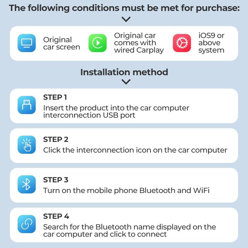 2026 Wireless CarPlay Adapter for Apple,for Android, Upgrade Wired to Wireless, Mini USB-C/Type-C Design, Plug and Play, No Delay Bluetooth+WIFI Stable Connection Car Play for iPhone