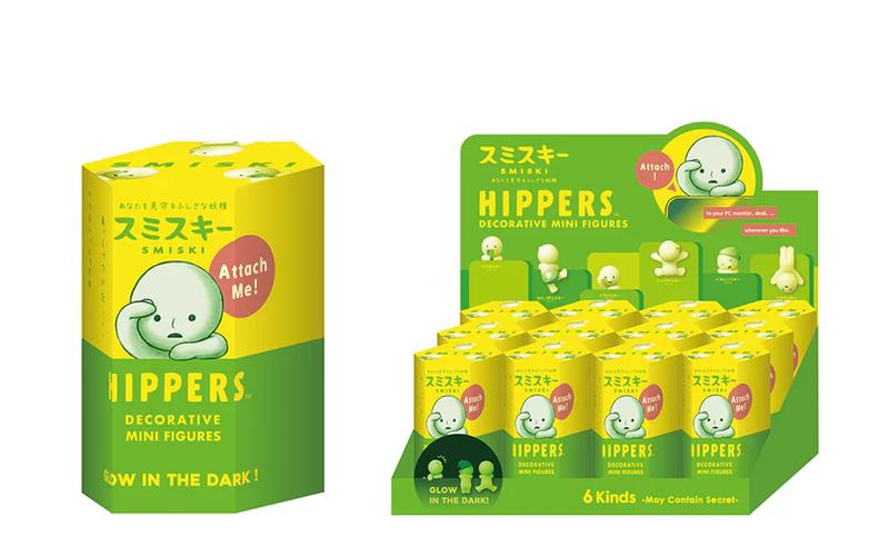 SMISKI Hippers Figures Decorative Dolls for Kids Fans - Adorable Phone Decoration with Nano Double-Sided Tape - Smartphone & Cellphone