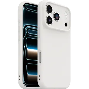 Aesthetic White iPhone 17 Pro Cases | OtterBox Figura Series