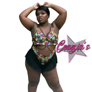 Bold Blossom Desire Lingerie set