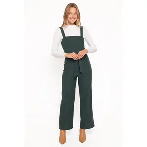Selene Corduroy Jumpsuit - Green