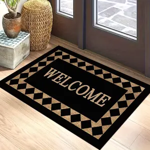 Simple and stylish entryway rug, won't damage floors, non-slip, wear-resistant, soft and comfortable, suitable for RV camping, doorways, patios, gardens, entrances, living rooms, balconies, sunrooms. Perfect for Mother's Day and Easter. decor