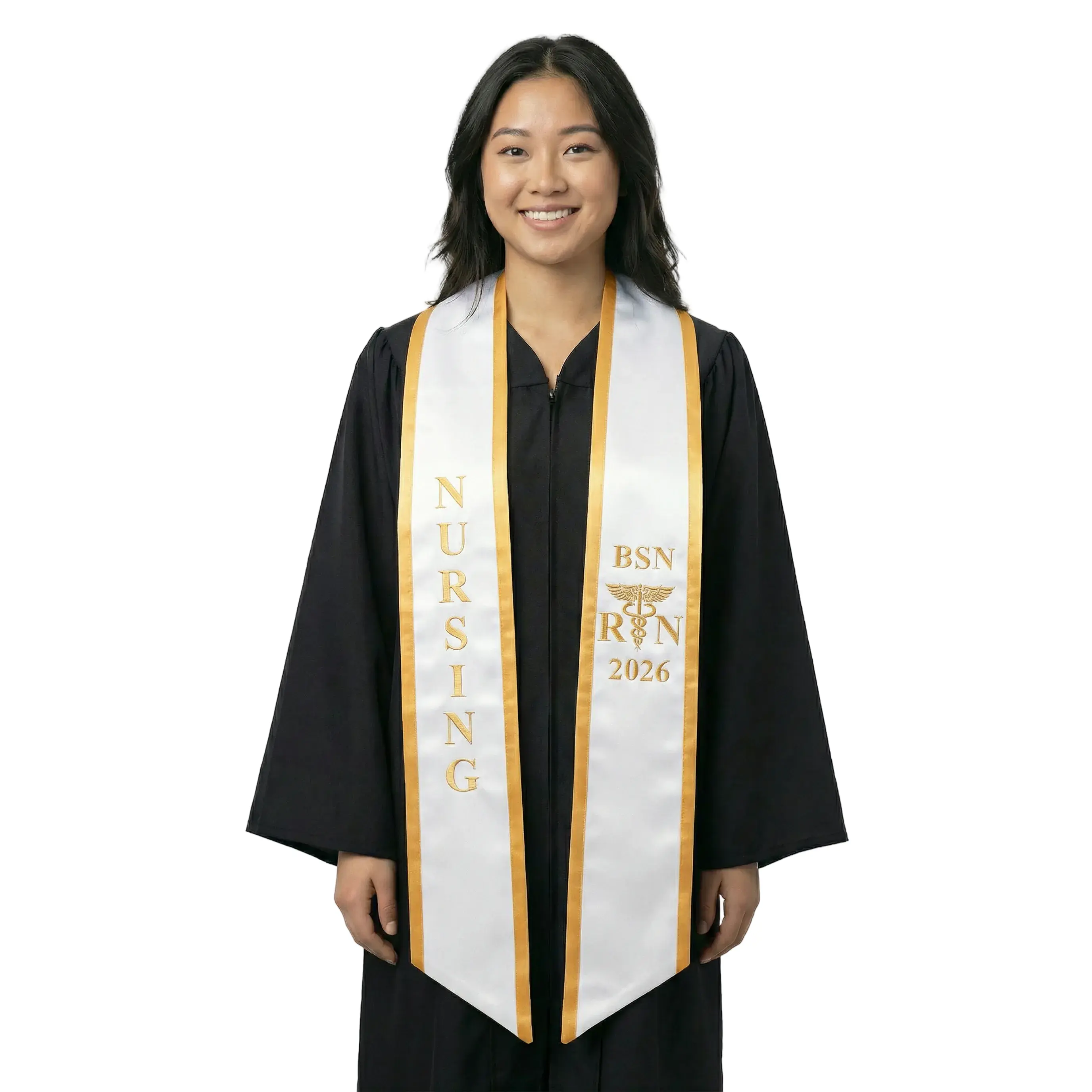 2026 BSN Nursing Graduation Stole with Trim