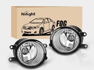 Nilight Fog Light Assembly Compatible with 2006 2007 2008 2009 2010 2011 2012 2013 Toyota Yaris Camry Corolla Venza Matrix Prius RAV4 Solara Avalon Highlander LEXUS LX570 RX350