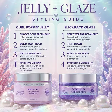 1 Slickback Glaze + 1 Curl Poppin Jelly