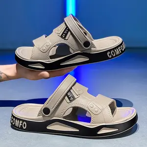 Women's Fashionable Summer Flat Sandals, Breathable EVA Beach Slides for Indoor & Outdoor Use