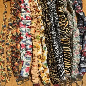 Scrunchie Lanyards - Assorted Patterns & Colors for Stylish Accessory