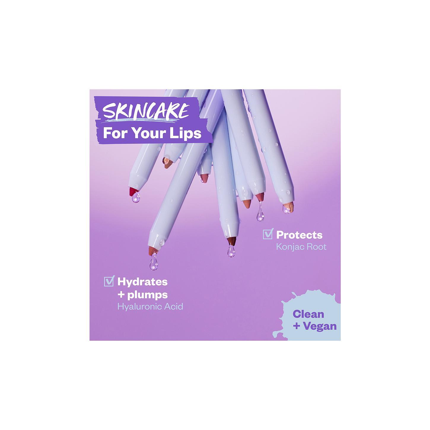 Kosas Hotliner Hyaluronic Acid Plumping Lip Liner in Epic