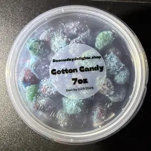 Doomsday Delights Cotton Candy 7 Ounce Gummy Candy - Sweet Snack Candies - Bonbon