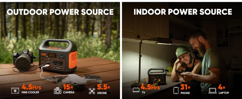 Jackery Portable Power Station Explorer 300 For Winter Travel black friday deal, 293Wh Backup Lithium Battery, 110V/300W Pure Sine Wave AC Outlet, Solar Generator (Solar Panel Not Included) for Outdoors Camping Travel Hunting Blackout power portable solar