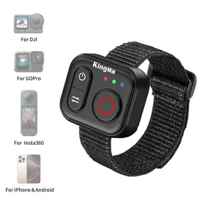 Bluetooth Remote Control for GoPro Hero 8/9/10/11/12/13, Insta360 X2/X3/X4/X5/GO 3/3S/ACE/ACE Pro 1/2, DJI Action 4/5 Pro/6/Osmo 360 – 50M / 164FT Range Wireless Remote Control, Compatible with iOS & Android