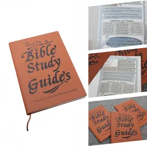 66-Page A5 Bible Study Guide & Daily Devotional Journal | Faux Leather Faith Notebook with Scripture Quotes, Reflection Prompts & Prayer Notes | Ideal for Women, Teens, Beginners & Small Groups | Spiritual Growth Journal Gift for Deepening Faith