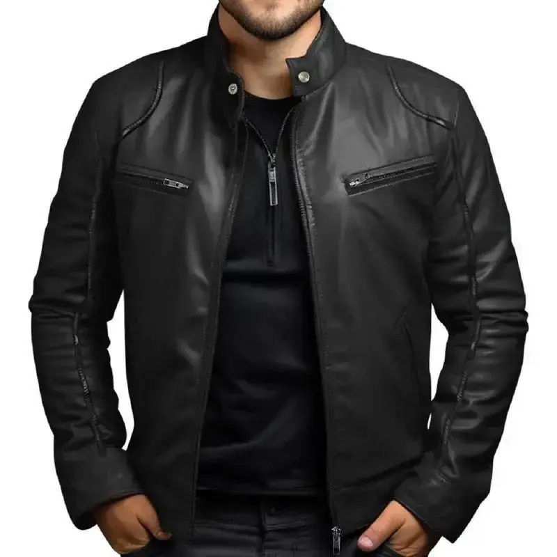 punk leather jacket - TikTok Shop