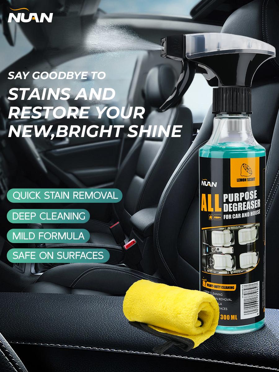 Nuan Heavy Duty Degreaser  Multipurpose High-Efficiency Cleaner, Grease & Stain Removal, Full-Scene Adaptation No Idle!