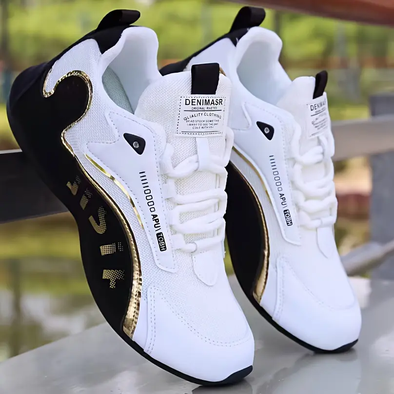2026 Spring and Summer New Men's Mesh Sports Casual Shoes, Thick-soled Running Shoes, Fashionable Wrapped-sole Shoes, British Style Trendy Shoes