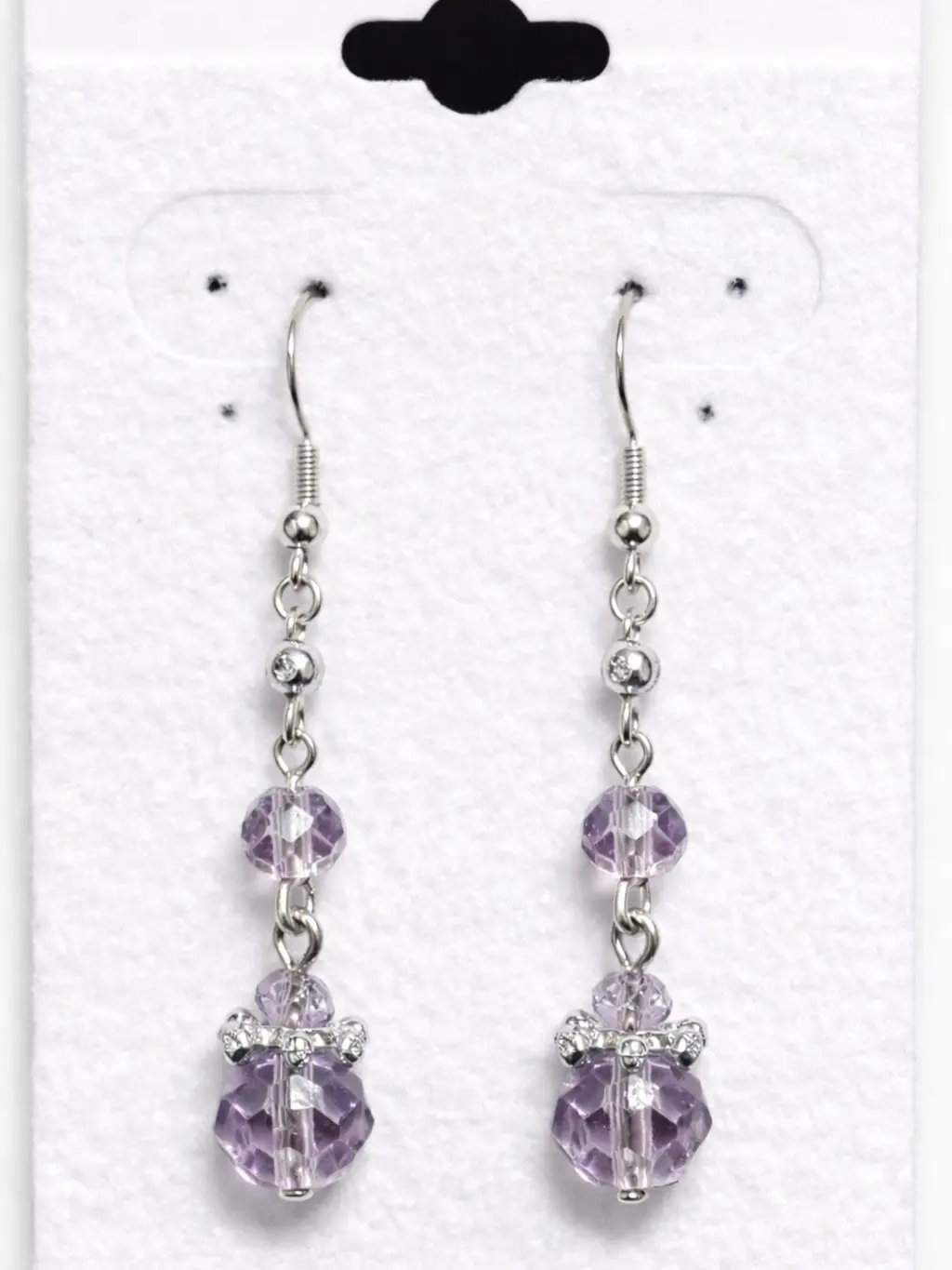 Lilac Drop Earrings