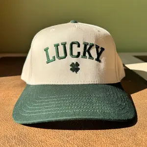 St.Patricks Day - Lucky Embroidery - Trucker Hat