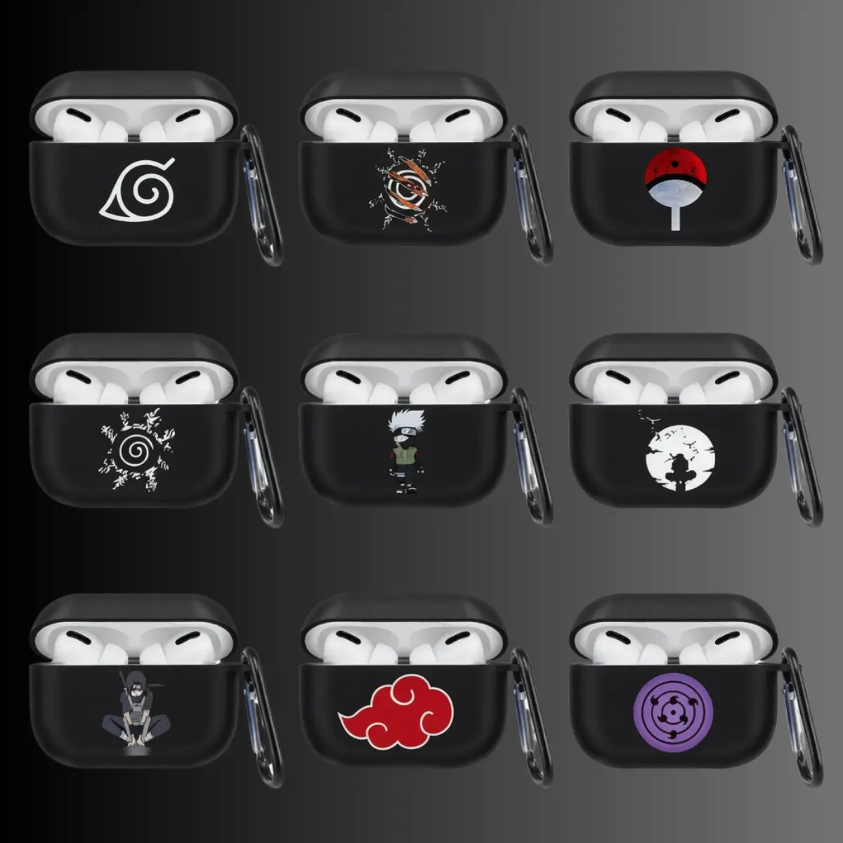 Naruto Cart  oon Earphone Case for Apple Airpods 1 2 3 Pro 2 Soft Anime Bluetooth Headphone Protective Case for Air Pods Pro Cover