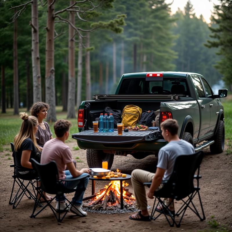 [Fit 2014-2018 Chevrolet Silverado GMC Sierra 1500] 5.8 Ft Bed, Soft Tri-Fold Truck Bed Cover