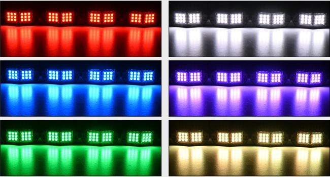 Nilight RGB LED Rock Lights Kit 12 PCS 18LED Wide Angle Wheel Well Light with Remote & Bluetooth App Dual Control Multi Modes Underglow Multicolor Neon Pod for ATV UTV SUV Offroad Truck RZR Boat