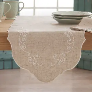 Lenox French Perle Embroidered Runner