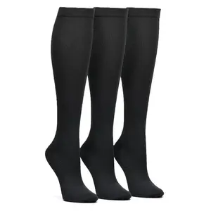 Nurse Mates Compression Socks 3-Pack — 12-14 mmHg Graduated Support — Healthcare Professional Grade