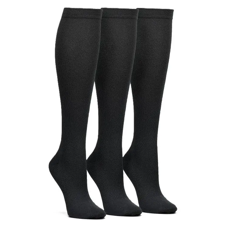 Nurse Mates Compression Socks 3-Pack — 12-14 mmHg Graduated Support — Healthcare Professional Grade