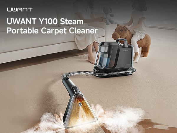 UWANT ZY B300Pro Portable Carpet Cleaner Machine - Powerful Suction Vacuum, 18000pa Suction, Deep Steam Clean & Water Extraction, Lightweight Handheld Household Item for Car+Home Use Area Rug Upholstery UWANT ZY B300Pro Portable Carpet Cleaner Machine - Powerful Suction Vacuum, 18000pa Suction, Deep Steam Clean & Water Extraction, Lightweight Handheld Household Item for Car+Home Use Area Rug Upholstery