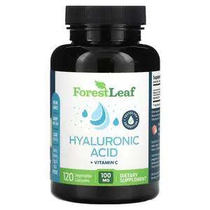 Forest Leaf Hyaluronic Acid, 100 mg, 120 Vegetable Capsules
