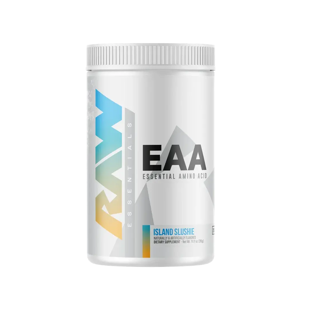 RAW Essential Amino Acids (EAA) Powder – 9 EAAs for Muscle Recovery, Endurance & Lean Muscle Support – Intra Workout Amino Acid Supplement – 30 Servings