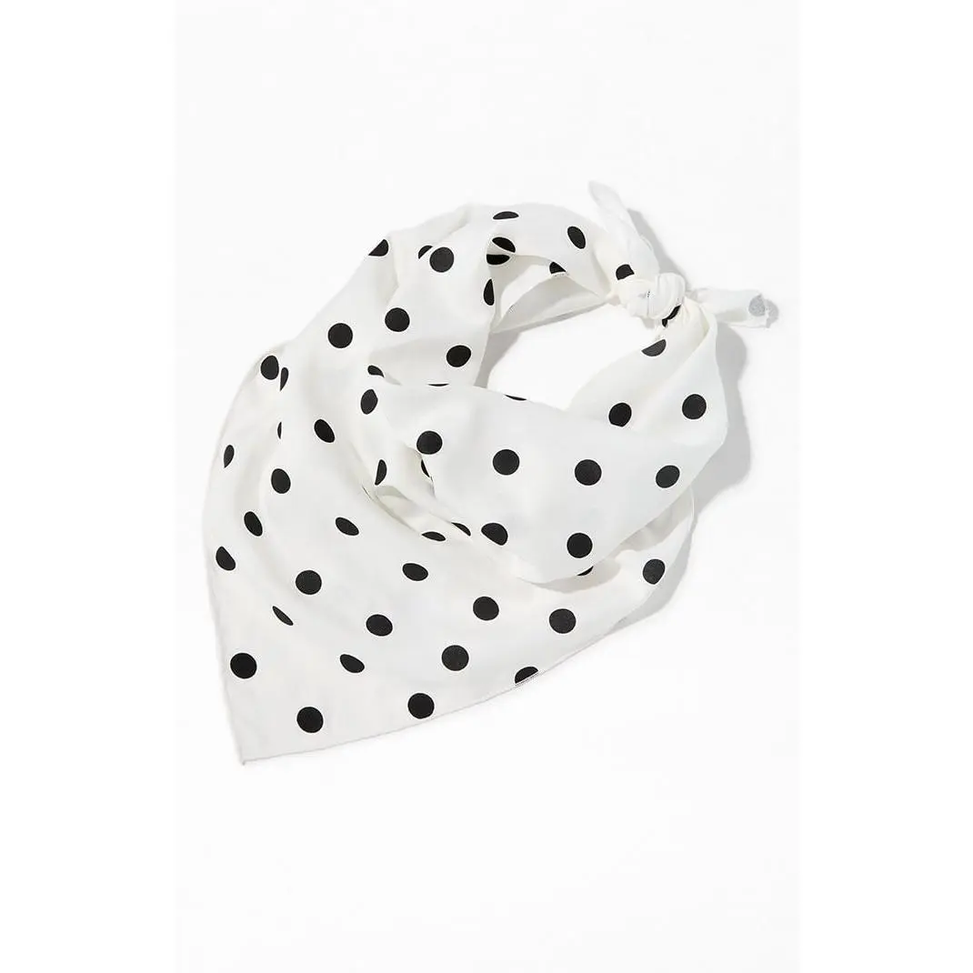 John Galt Women's Polka Dot Headscarf