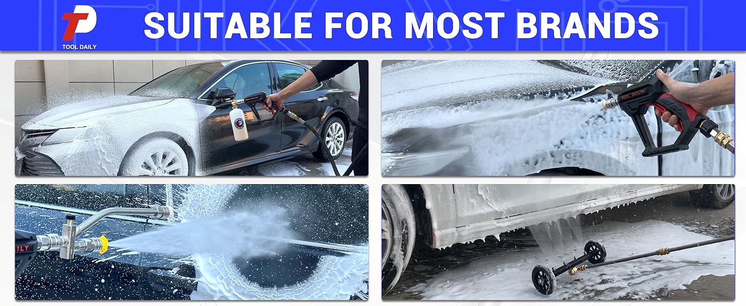 Tool Daily Horizontal Triplex Pressure Washer Pump Replacement for Simpson 90036 MSH3125 Honda GC190 GX200 GX160