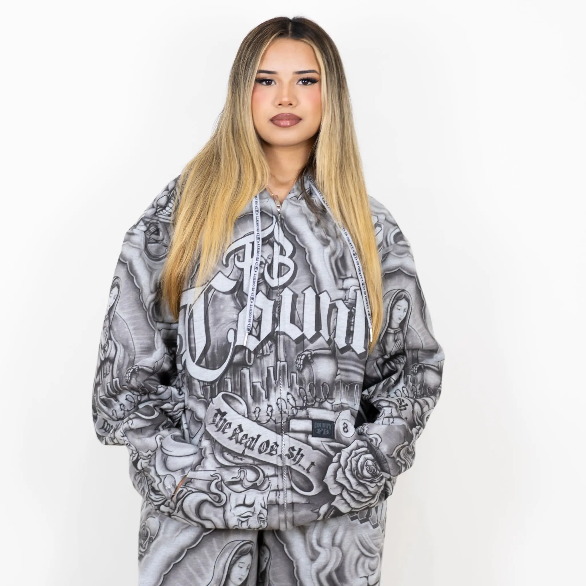 FB County Inked Up Hoodie - TikTok Shop