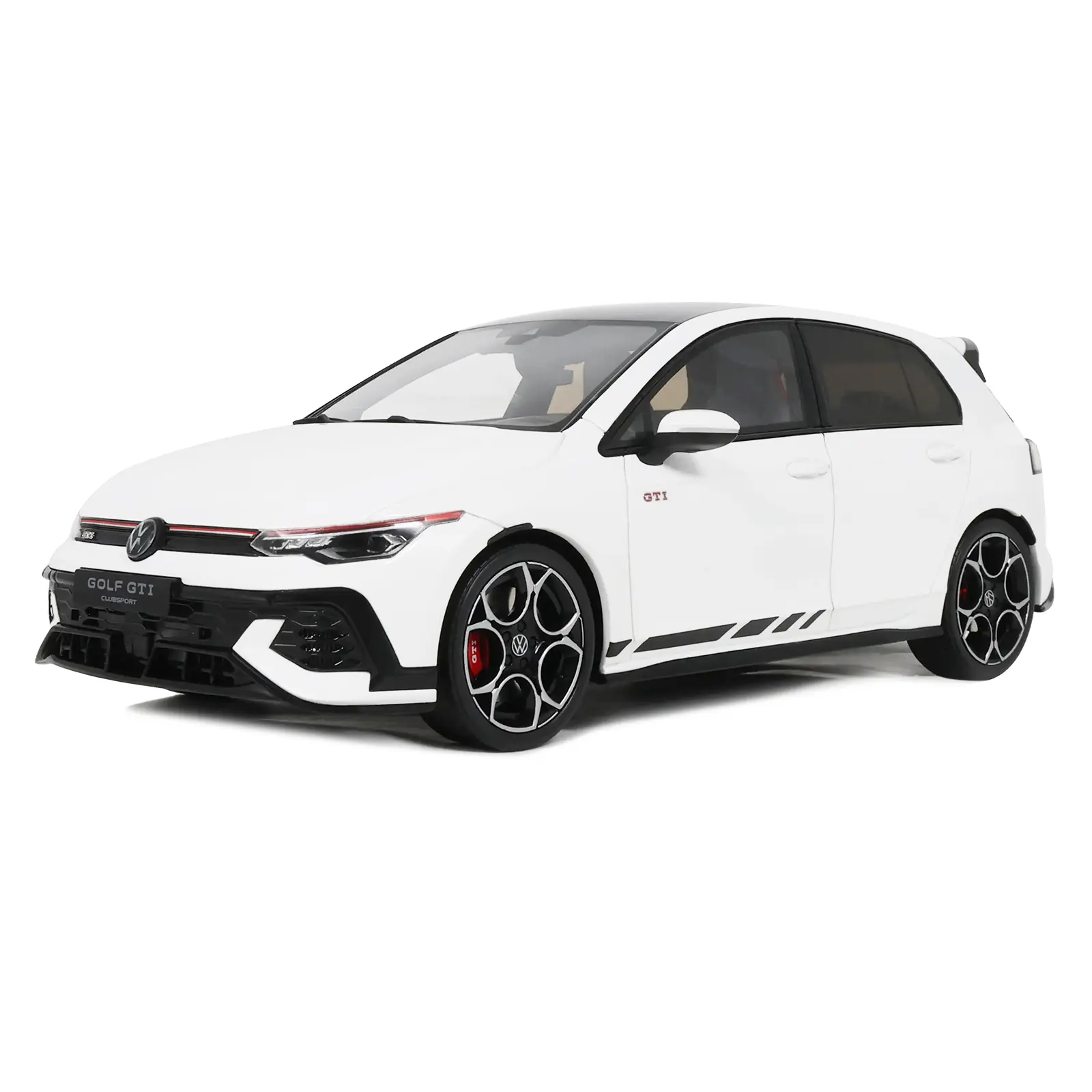 2024 Volkswagen Golf Mk.8 GTi Clubsport Pure White Limited Edition to 999 pieces Worldwide 1/18 Model Car by Otto Mobile