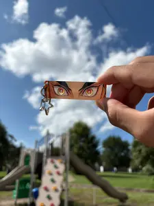 Demon Slayer Infinity Castle Arc Keychains Anime Inspired Collectible Accessory with Keyring for Fans and Collectors