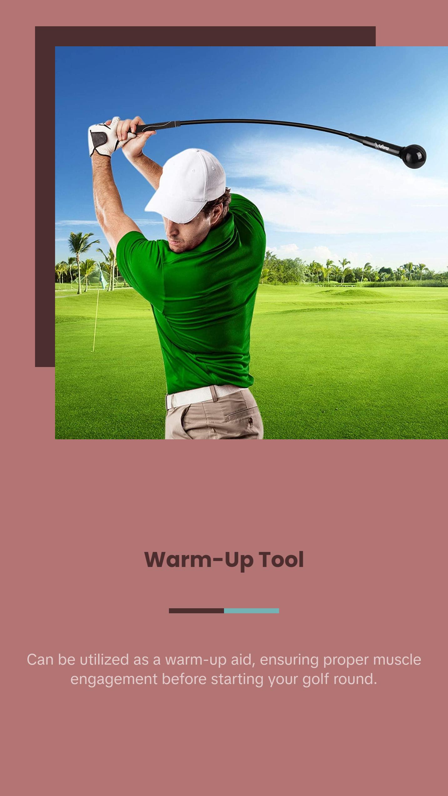 "Improve your golf swing with this training aid! Perfect for men and women ⛳️🏌️‍♂️ #GolfSwing #GolfTraining"
