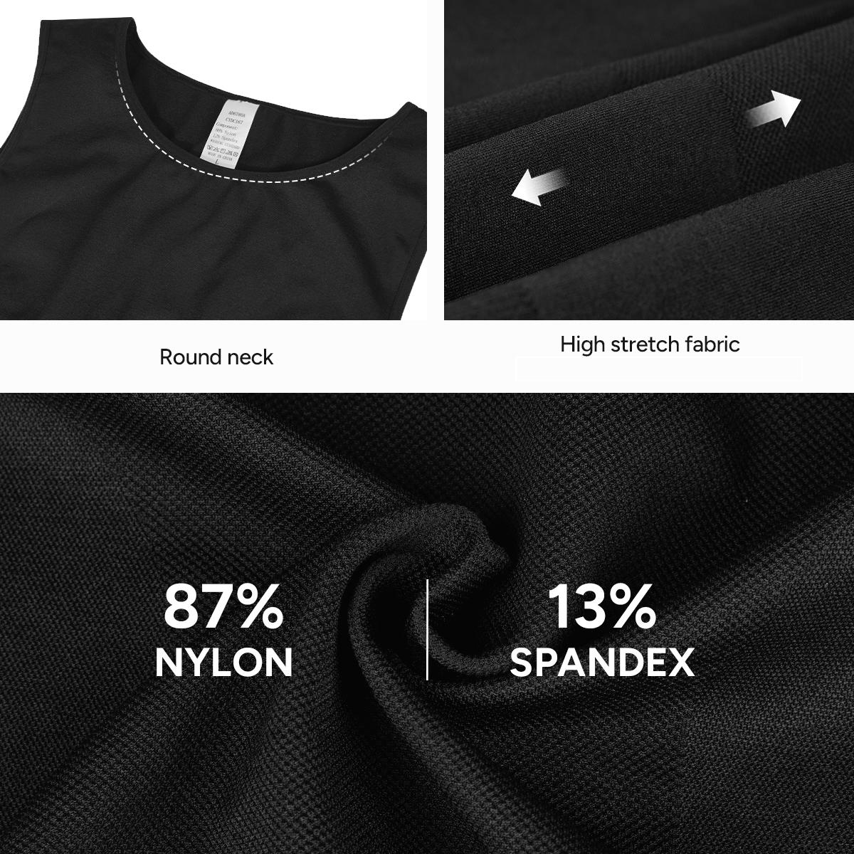 【Nebility】 Men's Shapewear Compression Tank Top Seamless Stretched Casual Bottoming Vest Wife Beater Shirt SpringStatements 【Nebility】 Men's Shapewear Compression Tank Top Seamless Stretched Casual Bottoming Vest Wife Beater Shirt SpringStatements