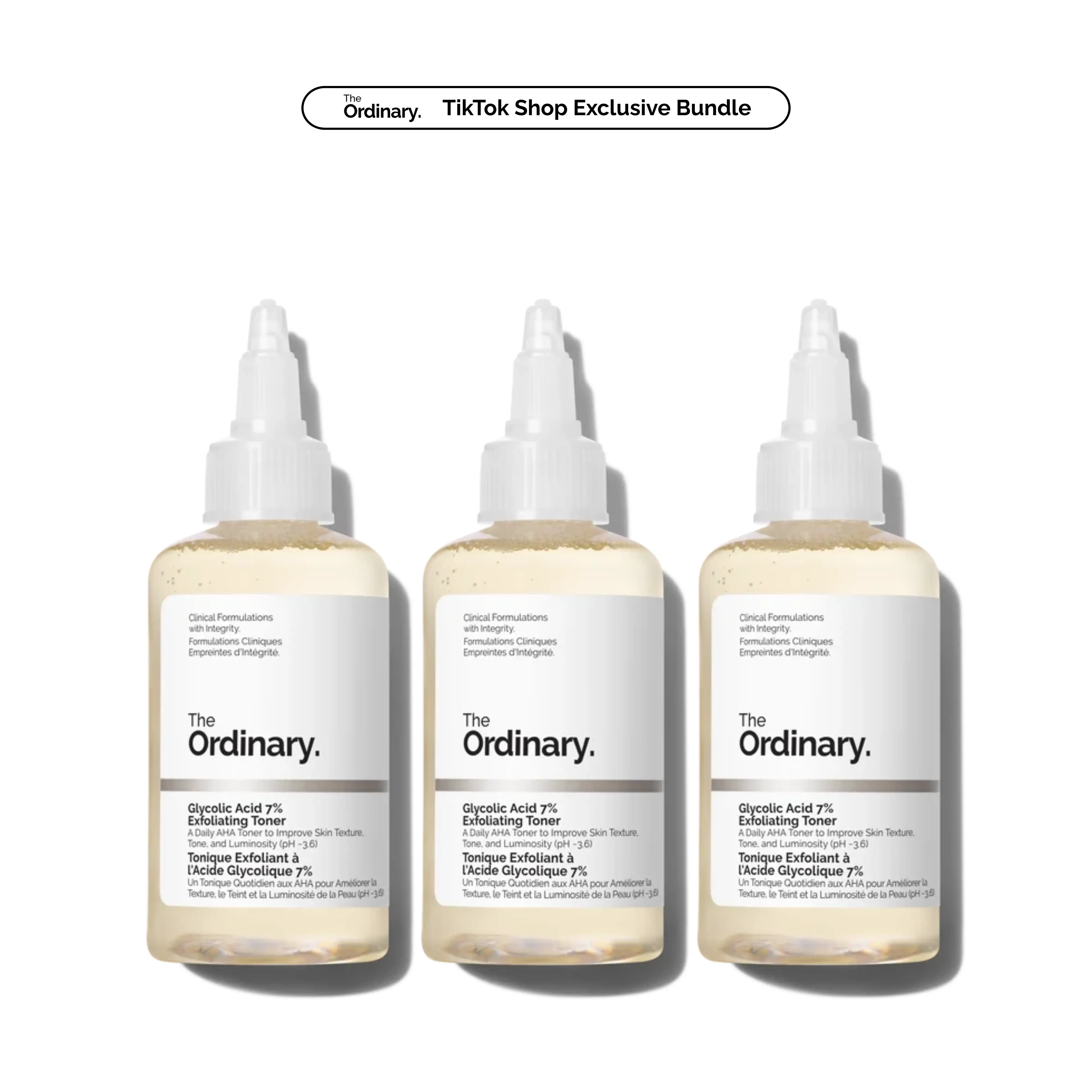 The Glycolic Acid 240ml Toner Trio