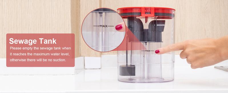 Upholstery Carpet Cleaner, MUJERBAY 12Kpa Portable Spot and Stain Cleaner, Easy Move with Universal Wheels & Handle, 1.18-inch Deep Cleaning Machine for Couch, Stairs, Car and Pet Messes. Red