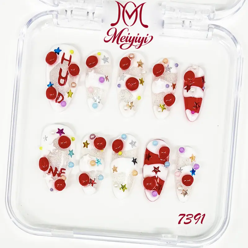 .DP.7391.New Year wearable nails