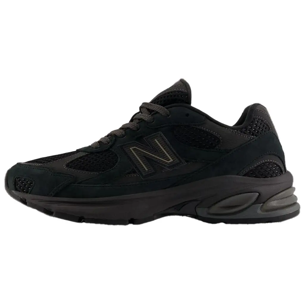 New Balance 2010 'Black Cement', Breathable Running Trainer, Retro Style, Casual, Running Sneakers, Modern Fit, True Size, Reflective Accents, Lace-Up, Mesh, Cushioned